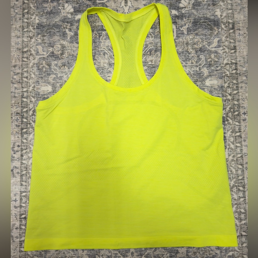 Lululemon Swiftly Tech Racerback Tank 2.0 Race Length - Size 10 EUC